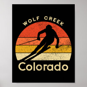 Vintage-Ski Wolf Creek Colorado-Berg  Poster