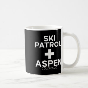 Vintage Skipatrol Aspen T Shirt Snowboarden Skii Kaffeetasse