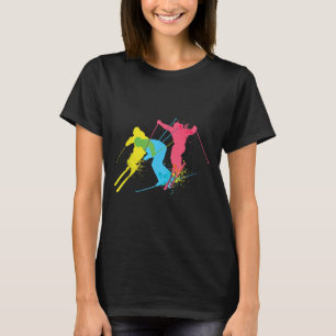 Vintage Skitouren für Männer, Frauen, Kinder T-Shirt