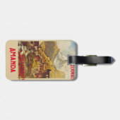 Vintage Skizze Gepäckanhänger (Rückseite horizontal)