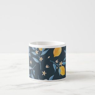 Vintage Skizze, Grußkarten-Design. Espressotasse