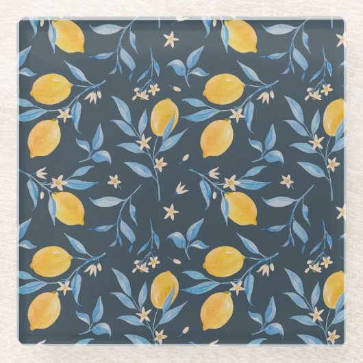 Vintage Skizze, Grußkarten-Design. Glasuntersetzer (Vorderseite)