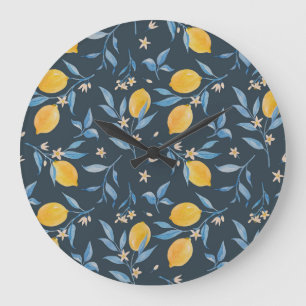 Vintage Skizze, Grußkarten-Design. Große Wanduhr