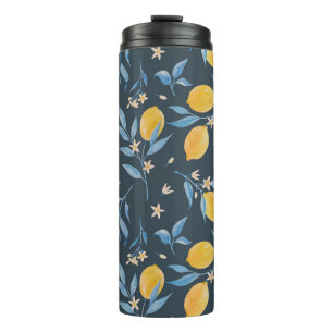 Vintage Skizze, Grußkarten-Design. Thermosbecher