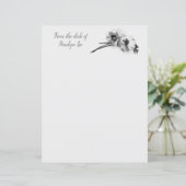 Vintage Skizze von Stiefmütterchen mit Namensschri (Stehend Vorderseite)