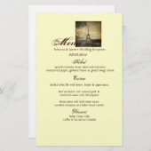 Vintage Skripte Paris Eiffel Tower Wedding (Vorne/Hinten)