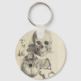 Vintage Skulls Schlüsselanhänger