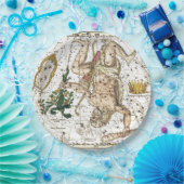 Vintage Sky Map Constellation of Hercules Pappteller (Party)
