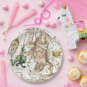 Vintage Sky Map Constellation of Hercules Pappteller (Party)