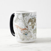 Vintage Sky Map Constellation of Hercules Verwandlungstasse (Vorderseite Links)