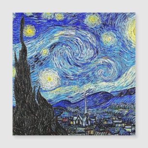Vintage Sky Nacht Sternennacht Magnetkarte