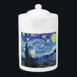 Vintage Sky Night StarNight<br><div class="desc">Vintager Sky Night Starry Night Teapot</div>