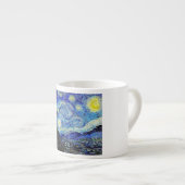 Vintage Sky Night StarNight Espressotasse (Vorderseite Rechts)