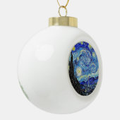 Vintage Sky Night StarNight Keramik Kugel-Ornament (Links)