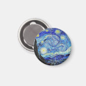 Vintage Sky Night StarNight Magnet (Vorderseite/Rückseite)