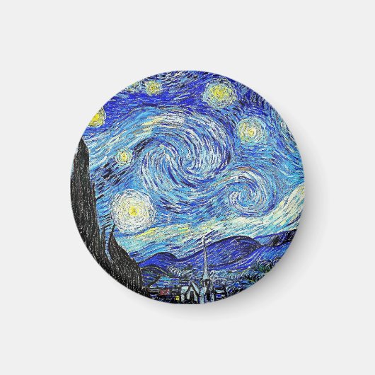 Vintage Sky Night StarNight Magnet (Vorne)