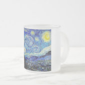 Vintage Sky Night StarNight Mattglastasse (VorderseiteRechts)