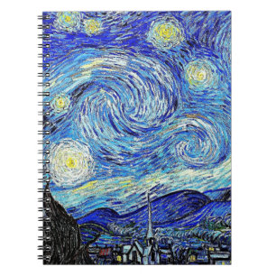 Vintage Sky Night StarNight Notizblock