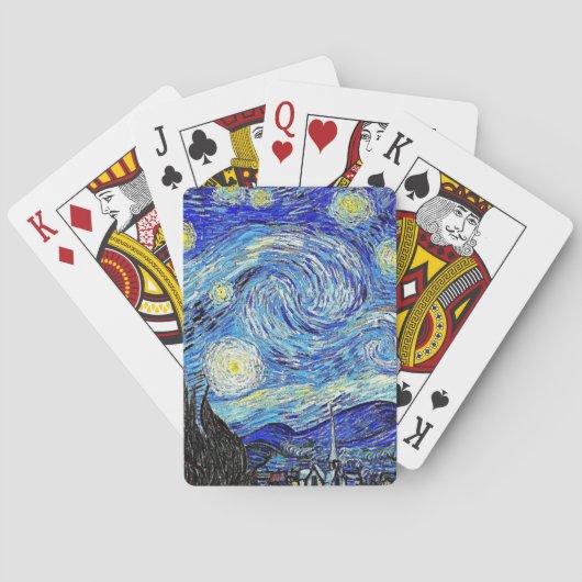 Vintage Sky Night StarNight Spielkarten (Rückseite)