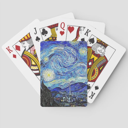 Vintage Sky Night StarNight Spielkarten (Rückseite)