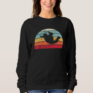 Vintage Skydiving Sonnenuntergänge Männer Frauen b Sweatshirt
