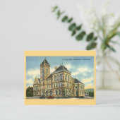 Vintage Skyline ab Hafen, Buffalo NY Postkarte (Stehend Vorderseite)