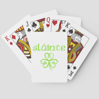 Vintage Slainte Süße Prost Auf Die Gesundheit Lust Spielkarten