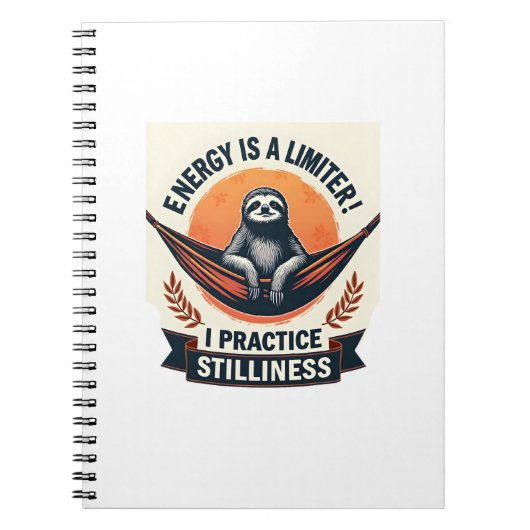 Vintage Sloth Sunset Retro Forest Animal Art 2 Notizblock (Vorderseite)