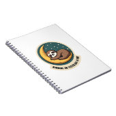 Vintage Sloth Tired Quote Funny Retro Animal Desig Notizblock (Rechte Seite)