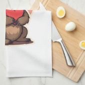 Vintage Sloth Valentine Cute Retro Love Design 2 Geschirrtuch (Viertel Falte)