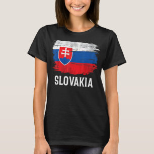 Vintage Slowakei-Flagge für Slowaken T-Shirt