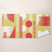 vintage smokeless abstract geometric modern style badehandtuch (Badehandtuch)