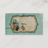 Vintage Smokey Visitenkarte (Rückseite)