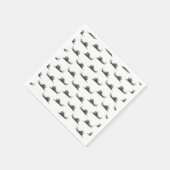 Vintage Snail Art CUSTOM Background COLOR Serviette (Ecke)