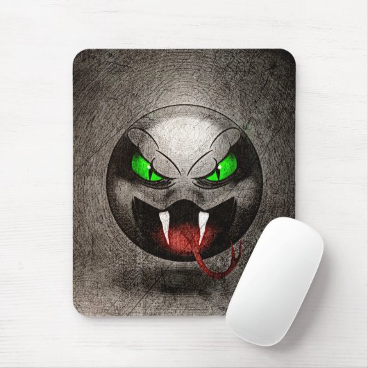Vintage Snakemoji-Mauspad Mousepad (Mit Mouse)