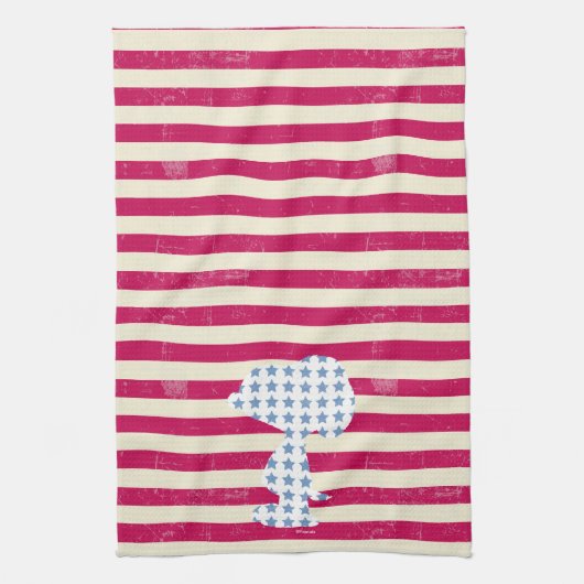 Vintage Snoopie Geschirrtuch (Vertikal)