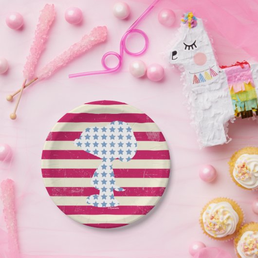 Vintage Snoopie Pappteller (Party)