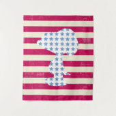 Vintage Snoopie Wandteppich (Vorderseite)