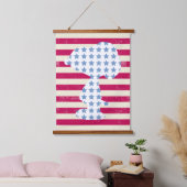 Vintage Snoopie Wandteppich Mit Holzrahmen (Schlafzimmer)