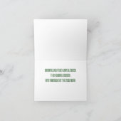 Vintage SNORT Weihnachtskarte Feiertagskarte (Innenseite)