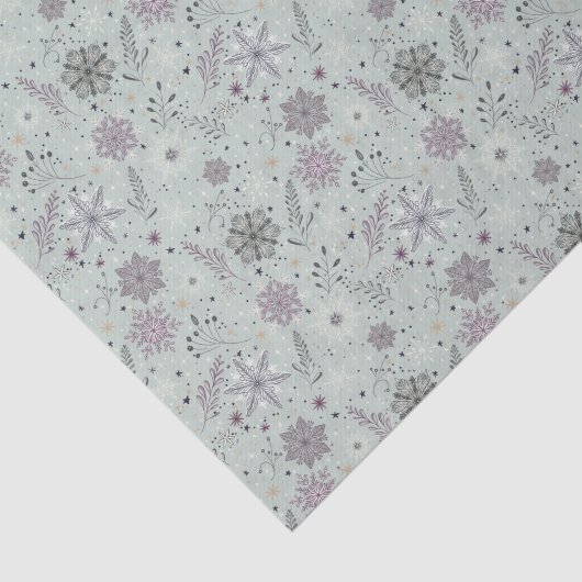 Vintage Snow Seidenpapier (Ausschnitt)