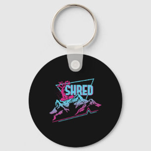 Vintage Snowboardkleidung 80er 90er Retro Snowboar Schlüsselanhänger