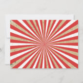 Vintage Snowman Weihnachts-Party Einladung (Rückseite)