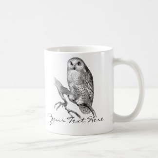 Vintage Snowy-Eulen-Tasse Kaffeetasse