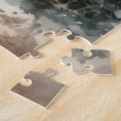 Vintage Snowy Street Scene Weihnachten der 1930er Puzzle (Seite)