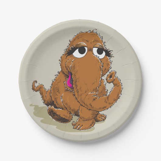 Vintage Snuffy Pappteller (Vorderseite)