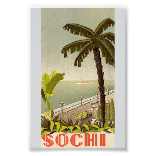Vintage Sochi-Marine-Station-Fine-Art-Reise Fotodruck