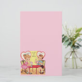 Vintage Soda-Geschäftvalentine-Schatze Briefpapier (Stehend Vorderseite)