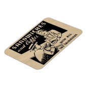 Vintage Soda Jerk Magnet (Linke Seite)