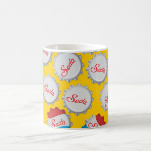 Vintage-Sodaflaschenverschluss Kaffeetasse